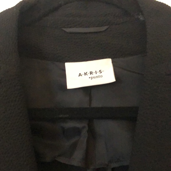 Akris Punto size US 12 black blazer Wool/ viscose blazer - Picture 3 of 8
